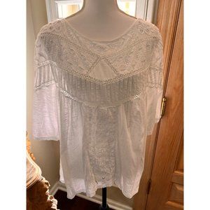 Sundance Catalog XXL white top